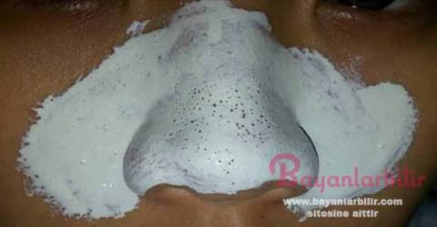 bayanlar bilir siyah noktalar icin yumurta aki limon maskesi