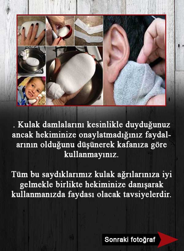 Kulak ağrısı tedavileri için kesinlikle hekiminize başvurmanız gerekmektedir. Hastaneye gitme fırsatınız yok ise yahut hastaneye gitmeyi ertelemek zorunda iseniz tıbbi yardım alana kadar evlerinizde uygulayarak kulak ağrılarınıza iyi gelecek, ağrıların artmasını engelleyecek çeşitli yöntemler mevcuttur. Haberin devamı için tıklayın