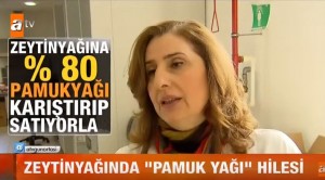 Zeytinyağının içine pamuk yağı