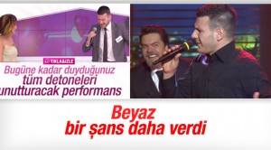 Detone olan damat adayı Beyaz Show’a çıktı