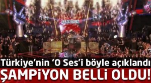 O Ses Türkiye Birincisi Emre Sertkaya