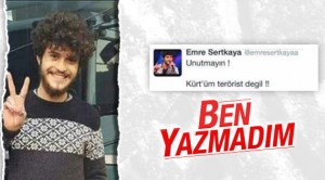Emre Sertkaya açıklama yapmak zorunda kaldı