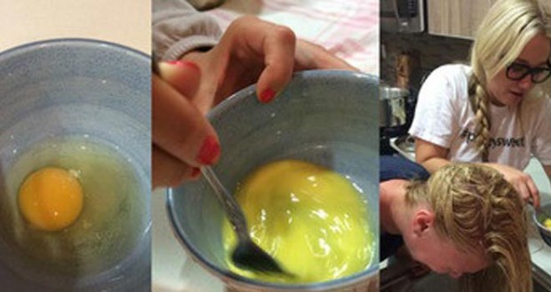 Malzemeleri bir kapta iyice homojen olana kadar karıştırın. Daha sonra saç diplerinize yavaş yavaş masaj yaparak sürün. Duş başlığı ile kafanızı örtün ve 3 saat boyunca bekletin. Saçınızı 3 saat geçtikten sonra yıkayın. Bu işlemi en az 3 ay boyunca haftada iki kere tekrar edin. Kesinlikle mucize sonuçlar elde edeceksiniz.