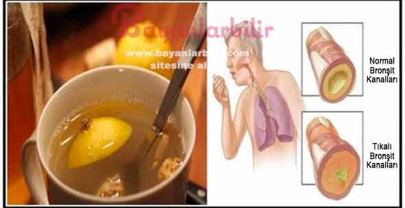 Akciğerden balgam söktüren bal zencefil limon karışımı