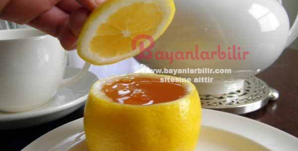 Boğaz ağrısı ve boğaz kaşıntısı için Bal ve Limon