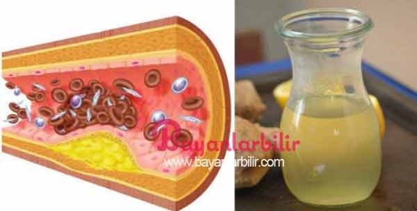 Limon bal sarımsak zencefil su ile Kolesterol ve Hipertansiyon için Doğal Çözüm