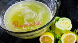 Limon kereviz ile Diyabet şurubu
