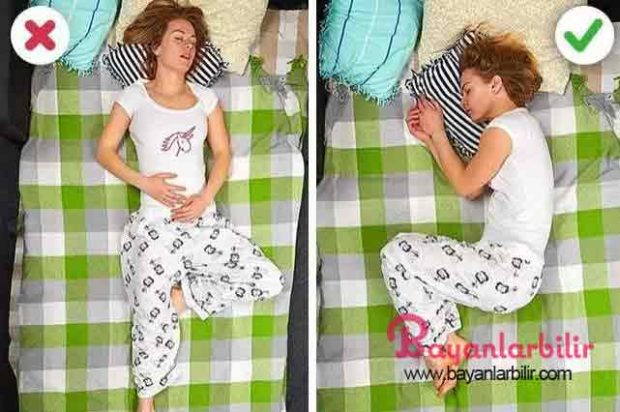 Horlama Eğer horlamaya meyilli iseniz, sırt üstü yatmadan kaçının. Bu pozisyonda, boğaz dokuları sarkar ve diliniz geriye doğru boğazınıza düşerek hava yolunu daraltır. Yastığınızı dikkatle seçin. Aşırı yumuşak yastıklar başınızın arkaya eğilmesine ve horlamanın artmasına neden olabilir. Dilinizin nefes borunuza düşmesini önlemek için ekstra bir yastık kullanın veya yatağınızın başını birkaç santim yukarı kaldırın. Özel egzersizler yapın. Dil ve boğazdaki kasların egzersizleri onları güçlendirmeye ve horlamayı azaltmaya yardımcı olabilir. Yazımızı okumaya devam etmek için görsele basın ve diğer fotoğrafa geçin.